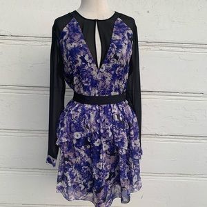 Gorgeous Robert Rodriguez Purple & Black Dress